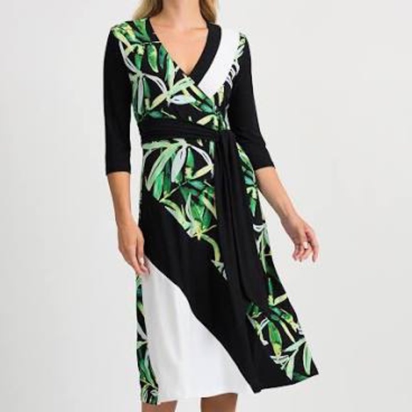 Joseph Ribkoff Dresses & Skirts - Joseph Ribkoff Floral Wrap Style #201175 NWT